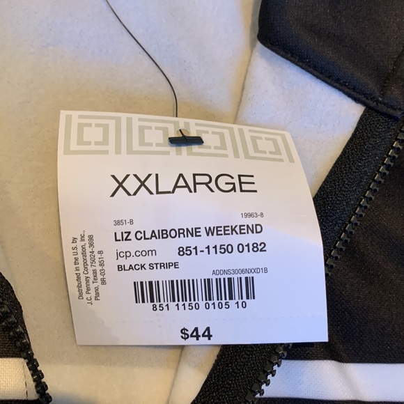 Liz Claiborne Weekend Quarter-Zip Pullover - Picture 3 of 8